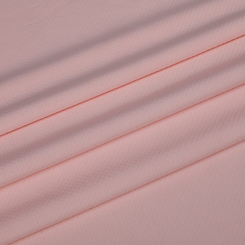 CPP0656 Polyester ammonia ice silk honeycomb fabric mechanical elastic fabric